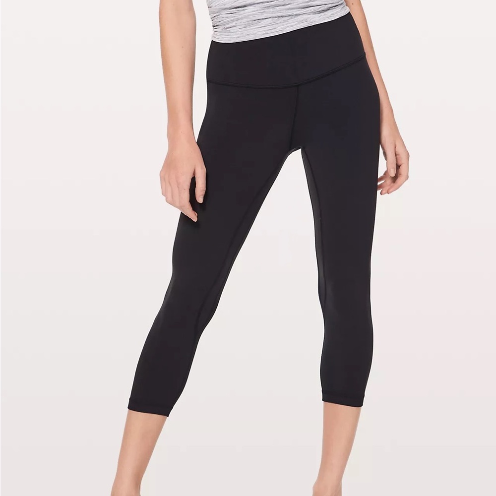 Lululemon Align High Rise Crop 21’’ Black Size 4